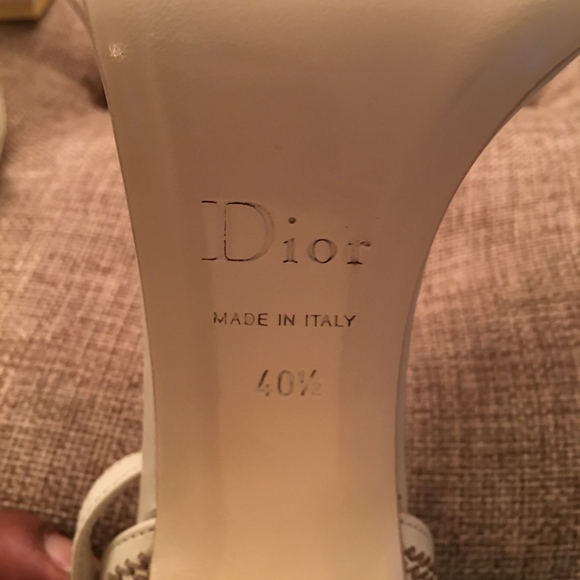 AUTHENTIC Cristian Dior Block heeled Sandals - Picture 4 of 7